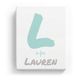 L is for Lauren - Artistic