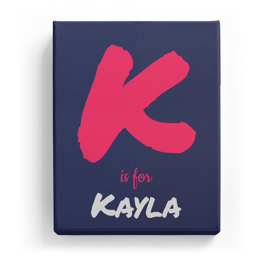 Kayla's Personalized Canvas Art