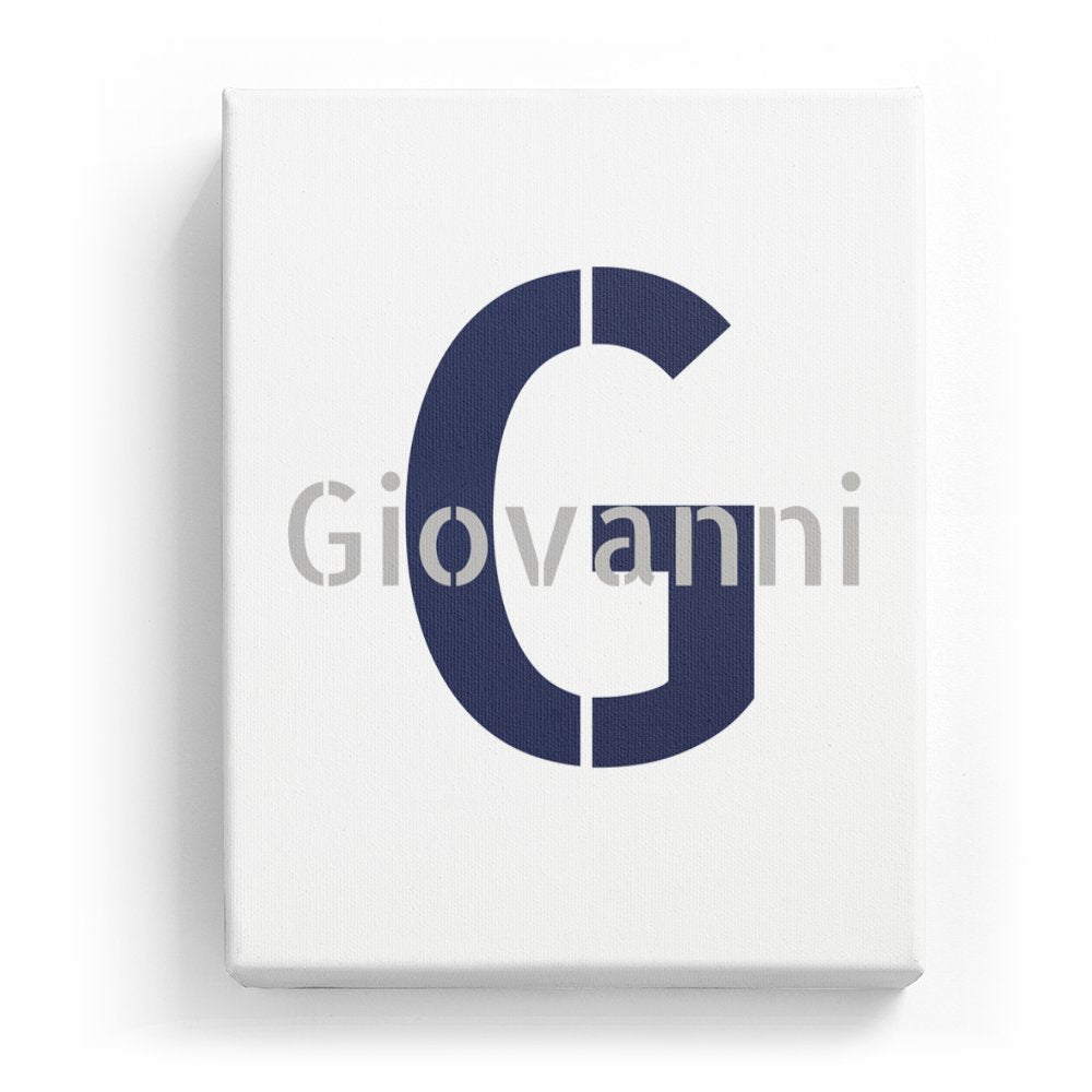 Giovanni's Personalized Canvas Art