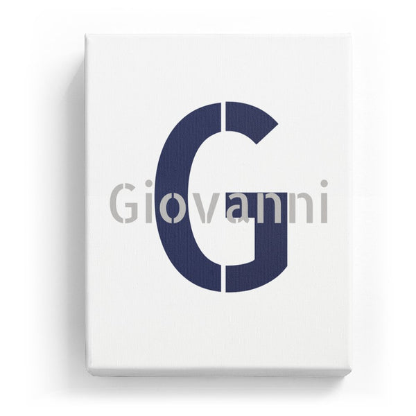 Giovanni Overlaid on G - Stylistic