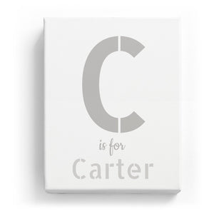 C is for Carter - Stylistic