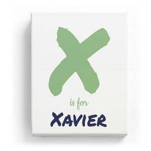 X is for Xavier - Artistic