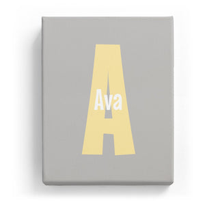 Ava Overlaid on A - Cartoony