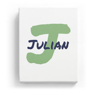 Julian Overlaid on J - Artistic