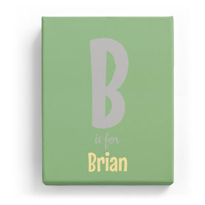 B is for Brian - Cartoony