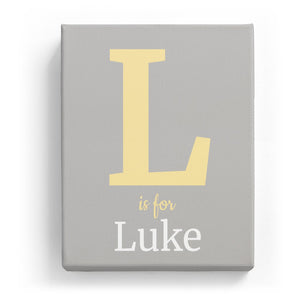 L is for Luke - Classic