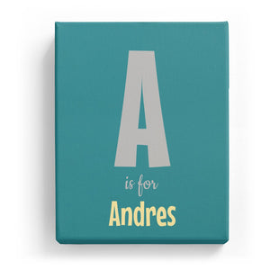 A is for Andres - Cartoony