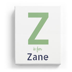Z is for Zane - Stylistic