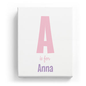 A is for Anna - Cartoony