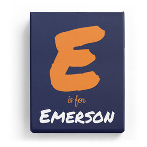 E is for Emerson - Artistic