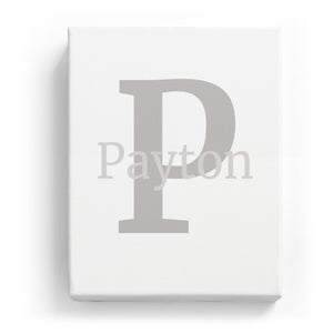 Payton Overlaid on P - Classic