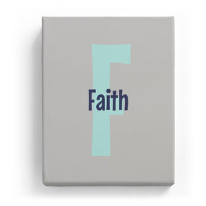 Faith Overlaid on F - Cartoony