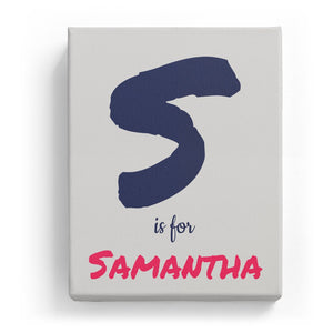 S is for Samantha - Artistic