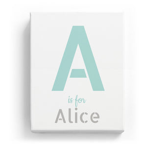 A is for Alice - Stylistic