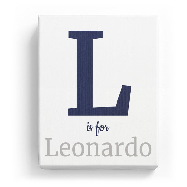 L is for Leonardo - Classic