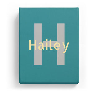 Hailey Overlaid on H - Stylistic