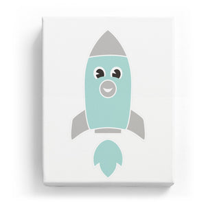Rocketship with a Face - No Background