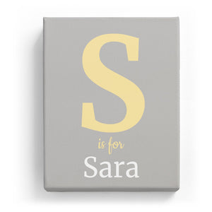 S is for Sara - Classic