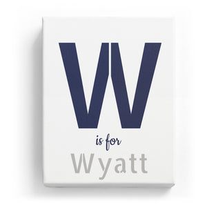 W is for Wyatt - Stylistic