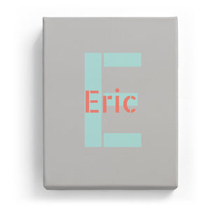 Eric Overlaid on E - Stylistic