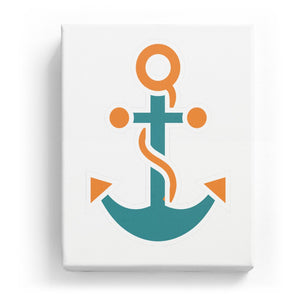 Anchor with Rope - No Background (Mirror Image)