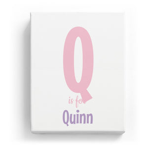 Q is for Quinn - Cartoony