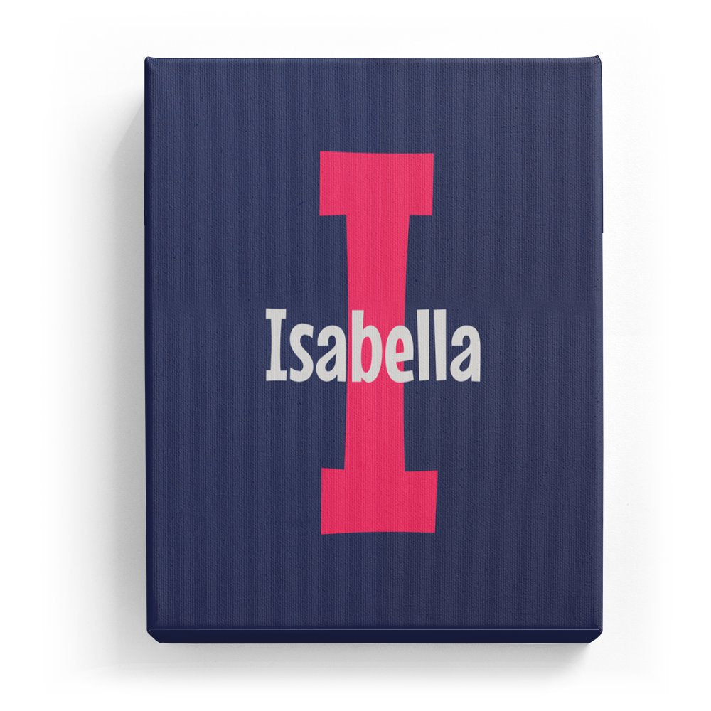 Isabella's Personalized Canvas Art
