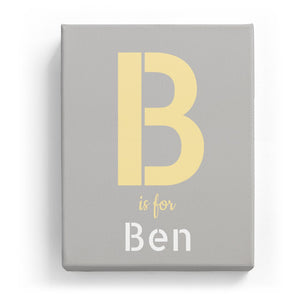 B is for Ben - Stylistic