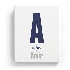 A is for Amir - Cartoony