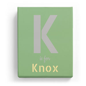K is for Knox - Stylistic