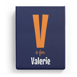 V is for Valerie - Cartoony