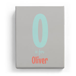 O is for Oliver - Cartoony