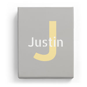 Justin Overlaid on J - Stylistic