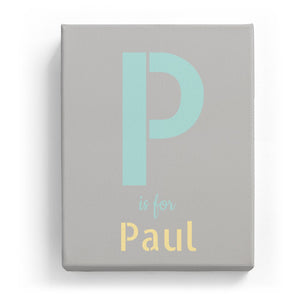 P is for Paul - Stylistic