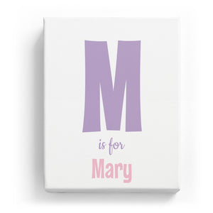M is for Mary - Cartoony