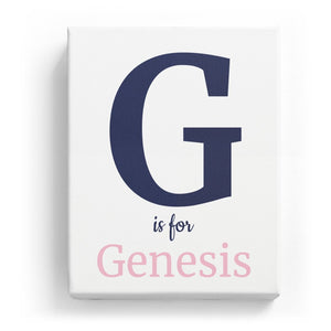 G is for Genesis - Classic