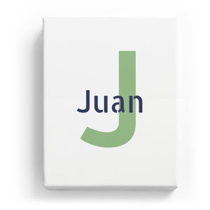 Juan Overlaid on J - Stylistic