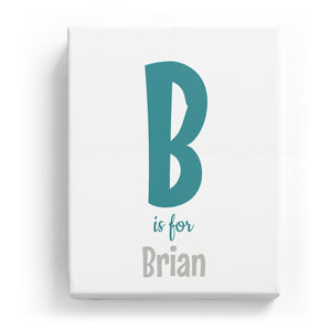 B is for Brian - Cartoony