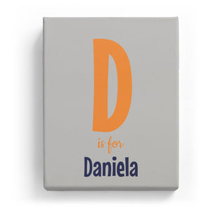 D is for Daniela - Cartoony