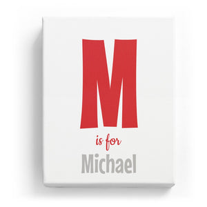 M is for Michael - Cartoony