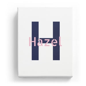 Hazel Overlaid on H - Stylistic