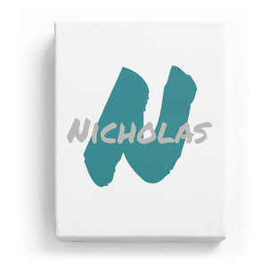 Nicholas Overlaid on N - Artistic