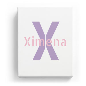 Ximena Overlaid on X - Stylistic