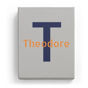 Theodore Overlaid on T - Stylistic