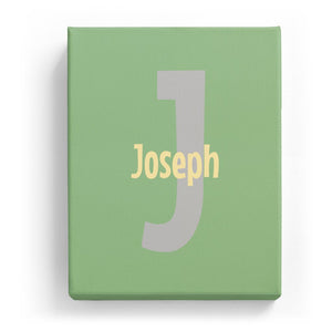 Joseph Overlaid on J - Cartoony