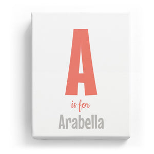A is for Arabella - Cartoony