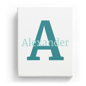 Alexander Overlaid on A - Classic