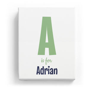 A is for Adrian - Cartoony