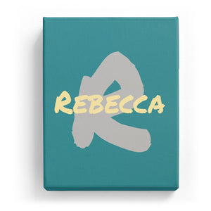 Rebecca Overlaid on R - Artistic
