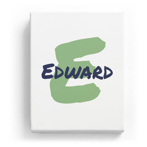 Edward Overlaid on E - Artistic